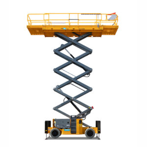 Haulotte All Terrain Electric Scissor Lift HS15-18 E PRO from United Equipment Australia