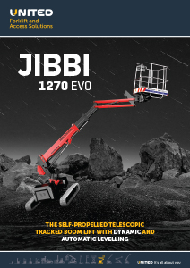 Jibbi Telescopic Tracked Boom Lift 1270 EVO Brochure