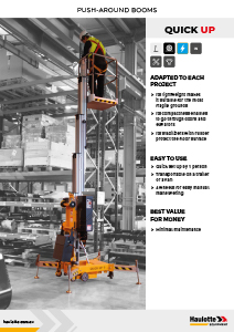 Cat Sit-on Reach Trucks Brochure