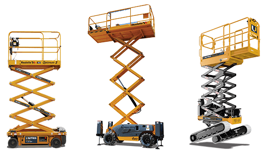 Scissor lifts for hire