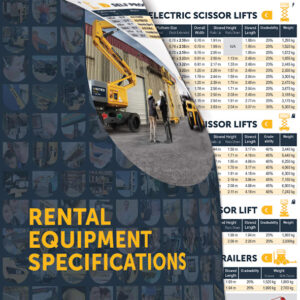 United rental equipment specification guide